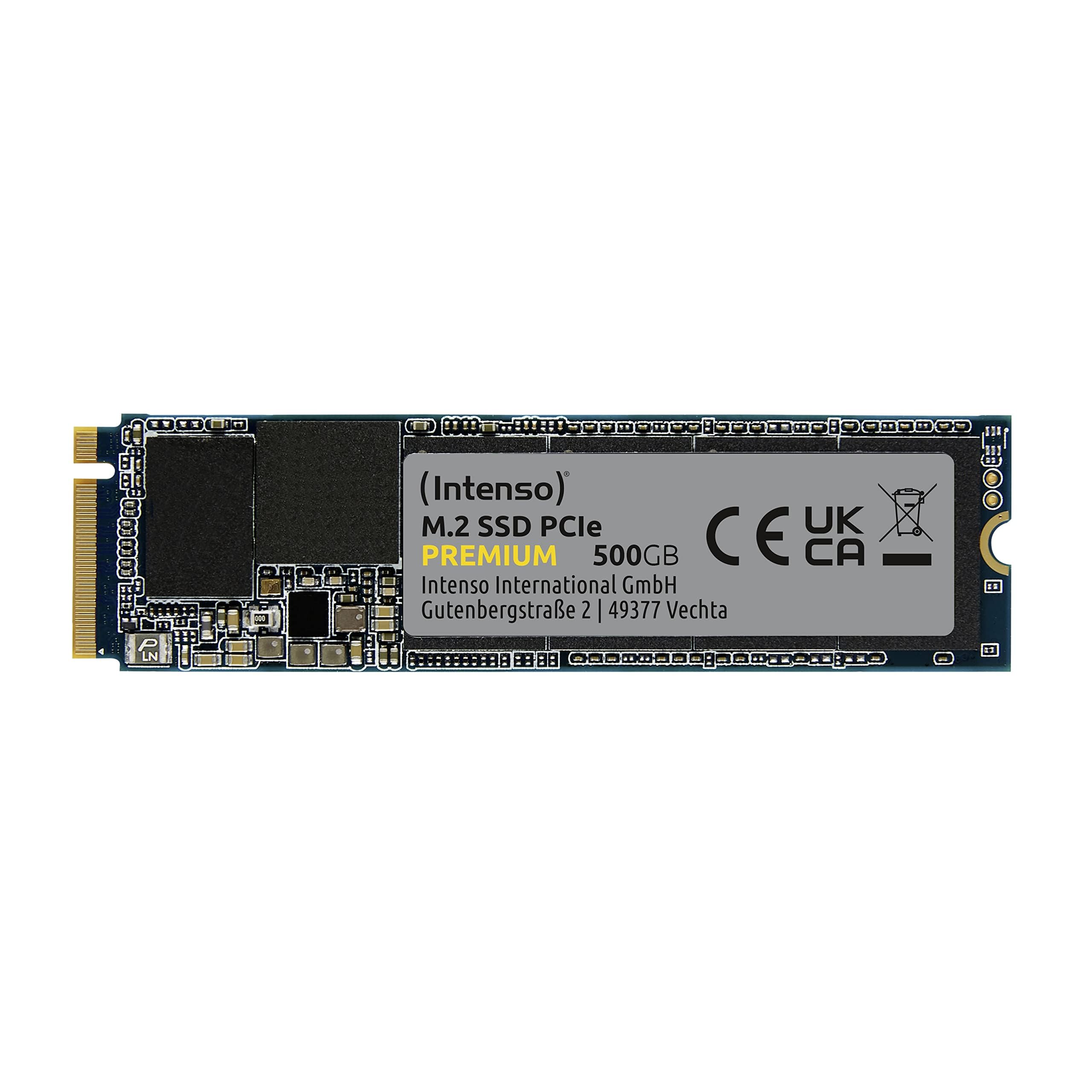 Amazon.com: Intenso 500GB M.2 SSD PCIe Premium, up to 2100 MB/s